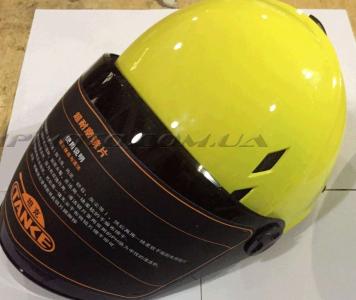 Шлем открытый   (mod:210) (size:L, желтый, +тонированный визор)   TANKE - 71820