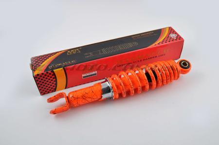 Амортизатор   GY6, DIO, LEAD   290mm, регулируемый   (оранжевый +паутина)   NDT - 776
