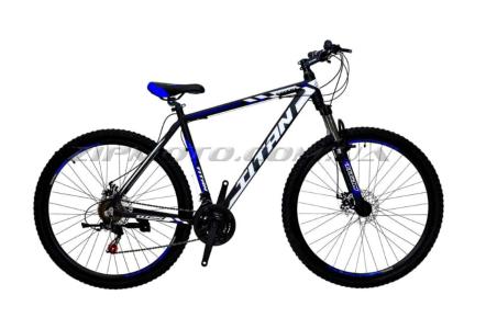 Велосипед (в сборе)   Titan Expert 26-16-Black-Blue-White   (26TJA18-45-2)   T-BIKE - 78114