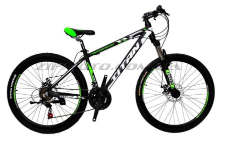 Велосипед (в сборе)   Titan Expert 26-16-Black-Red-White   (26TJA18-45-4)   T-BIKE - 78116