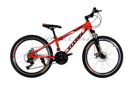 Велосипед (в сборе)   Titan FOREST-24-12-Orange-Black-White   (24TWS18-23-1)   T-BIKE - 78133