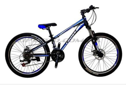 Велосипед (в сборе)    Cross 24 Racer Рама-11 Blue-Black-Silver   (24CJS18-8-6)   T-BIKE - 78936