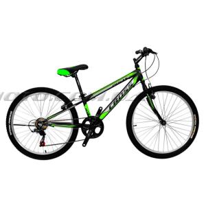 Велосипед (в сборе)    Cross 26 Pegas Рама-13 Black-Green   (26CJS18-2-1)   T-BIKE - 78962