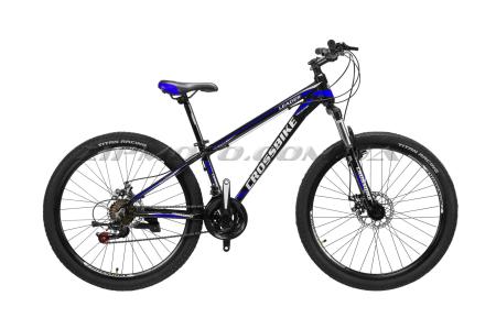 Велосипед (в сборе)    Cross 27.5 Leader Рама-19.5 Black-Blue-White   (27CJPr19-58)   T-BIKE - 79000