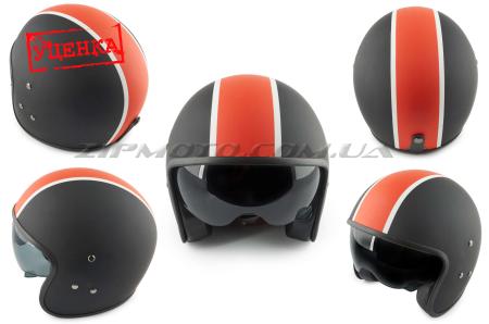 Шлем открытый   (mod:062) (size:L, черно-красный матовый, солнцезащитные очки)   LS2 (Уценка1) - 80815