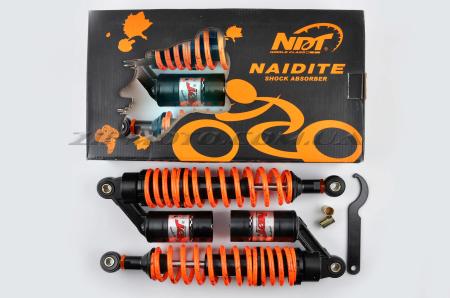 Амортизаторы (пара)   Delta   340mm, газомасляные   (оранжевые +паутина)   NDT - 950