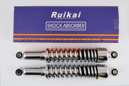 Амортизаторы (пара)   Delta   340mm, регулируемые   (хром, короткий стакан)   RUIKAI - 978
